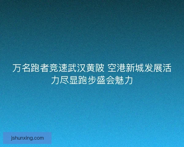 万名跑者竞速武汉黄陂 空港新城发展活力尽显跑步盛会魅力